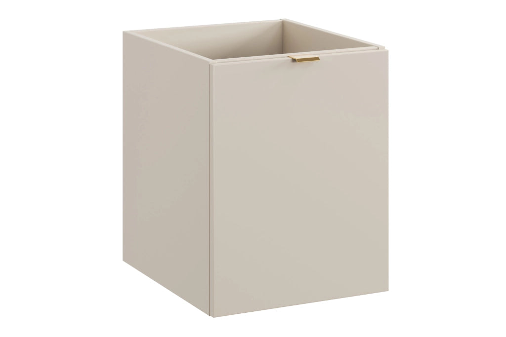 Mobile sotto piano 40 cm con cesto portabiancheria Dalia Cashmere 40 x 50 x 46 cm