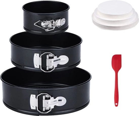 Set di stampi per torte a forma di torta, con forma a springvorm