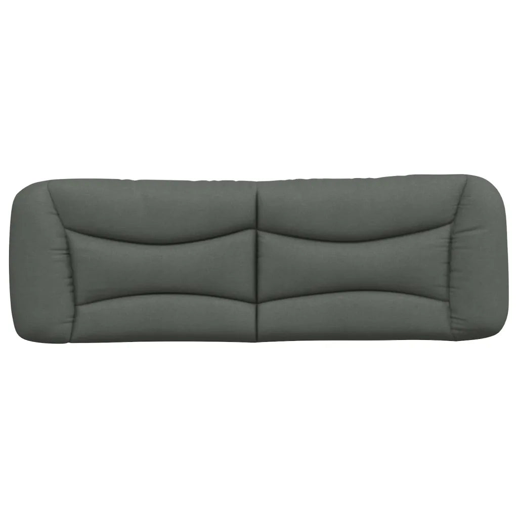 Cuscino Testiera Hvar Grigio Scuro 160 cm in Tessuto CFW4292350