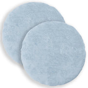Federa 2 pz HEERLEN Azzurro Ø 60 cm Pelliccia di Coniglio Finta 923131