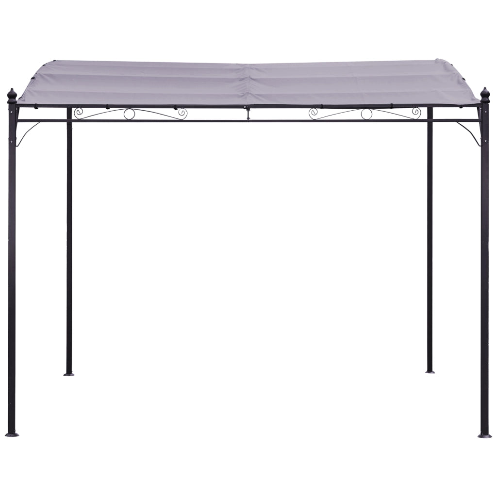 Pergola a parete 3 × 2,5 m NICE taupe