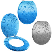 MAURY'S COPRI WATER WC ACQUA KIT DI MONTAGGIO CON GANCI INOX