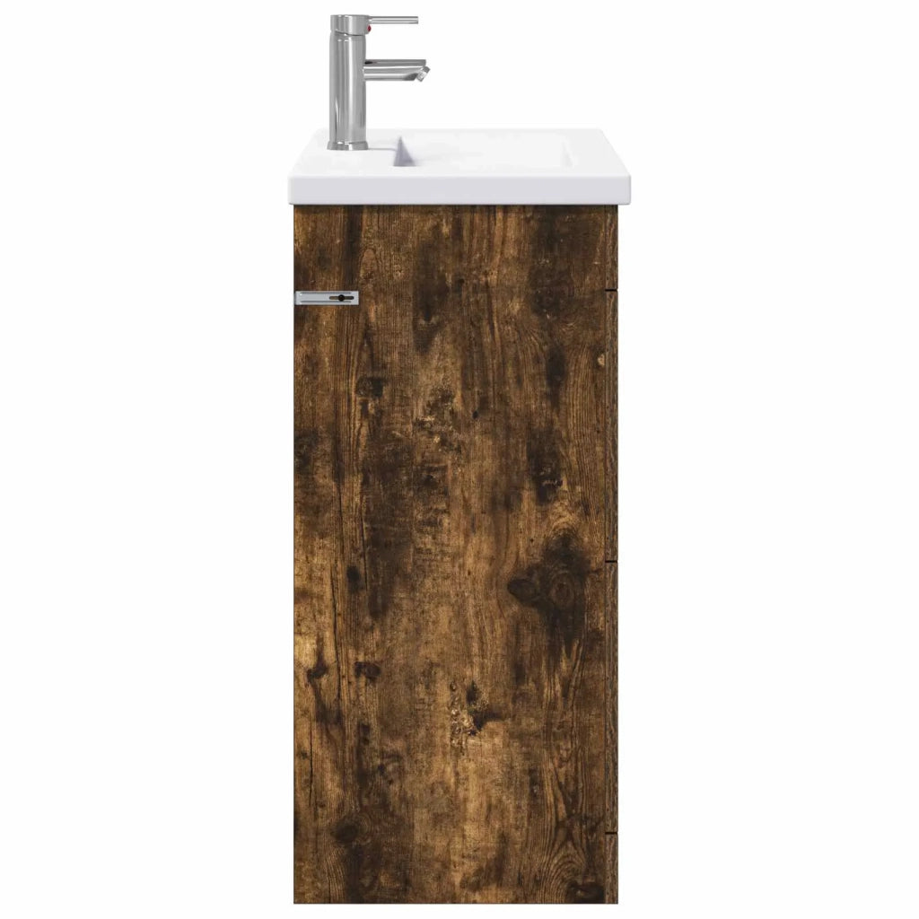 Set di mobili per il bagno Rovere Fumo 81 x 40 x 84,5 cm 3404378