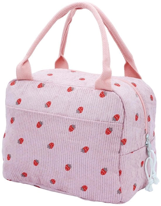 Portatile isolato per bambini 9L per viaggi in bicicletta, portatile, impermeabile, con chiusura a zip, modello OYIWINMI, capacità 9L, dimensioni aperte 35x25x20 cm, dimensioni ripiegate 35x25x10 cm.