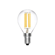 Alca power g45 6w 220v 810lm 6000k e14 lampada classica a led vetro trasparente