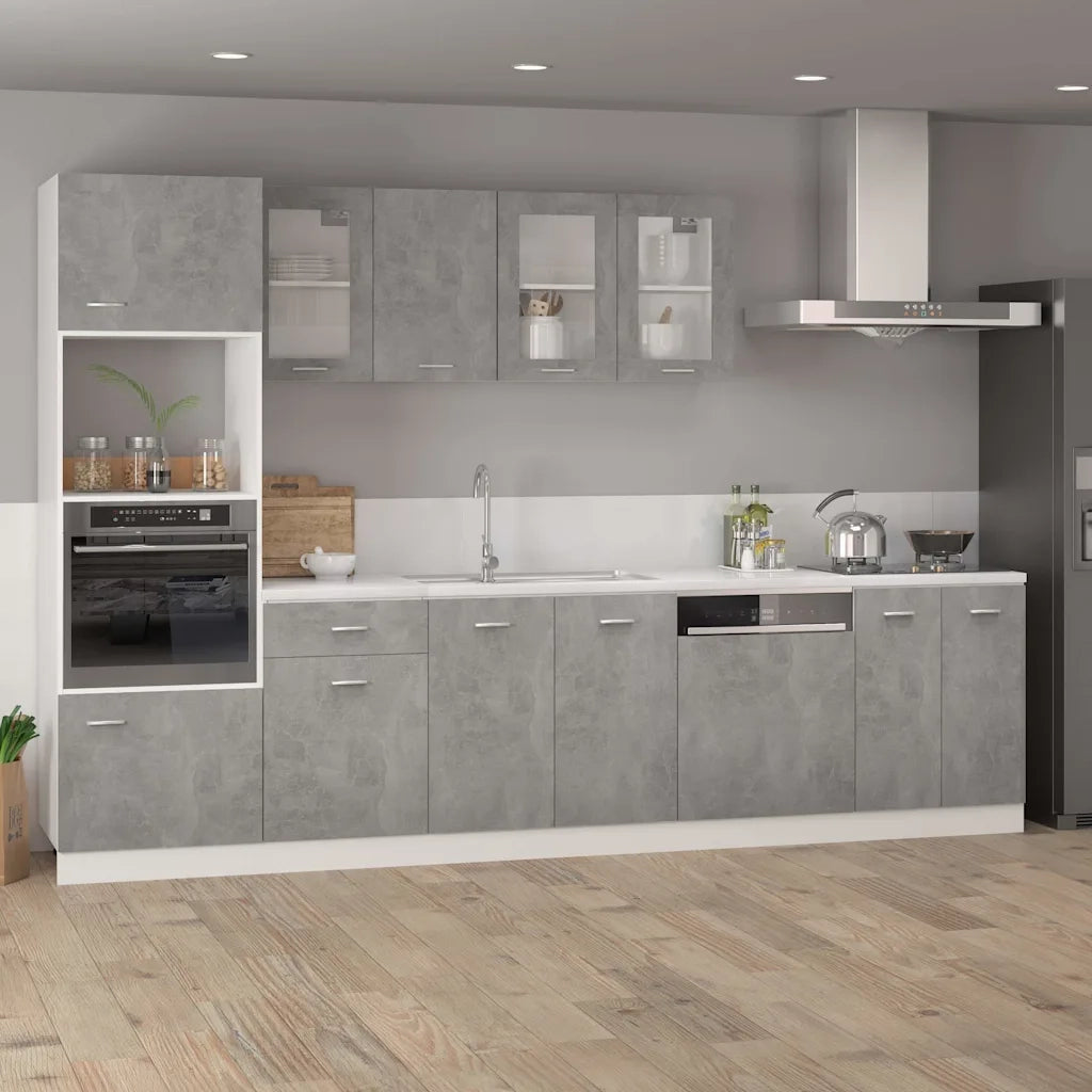 Armadio Inferiore Grigio Cemento 60x46x81,5cm Legno Multistratocod mxl 73086