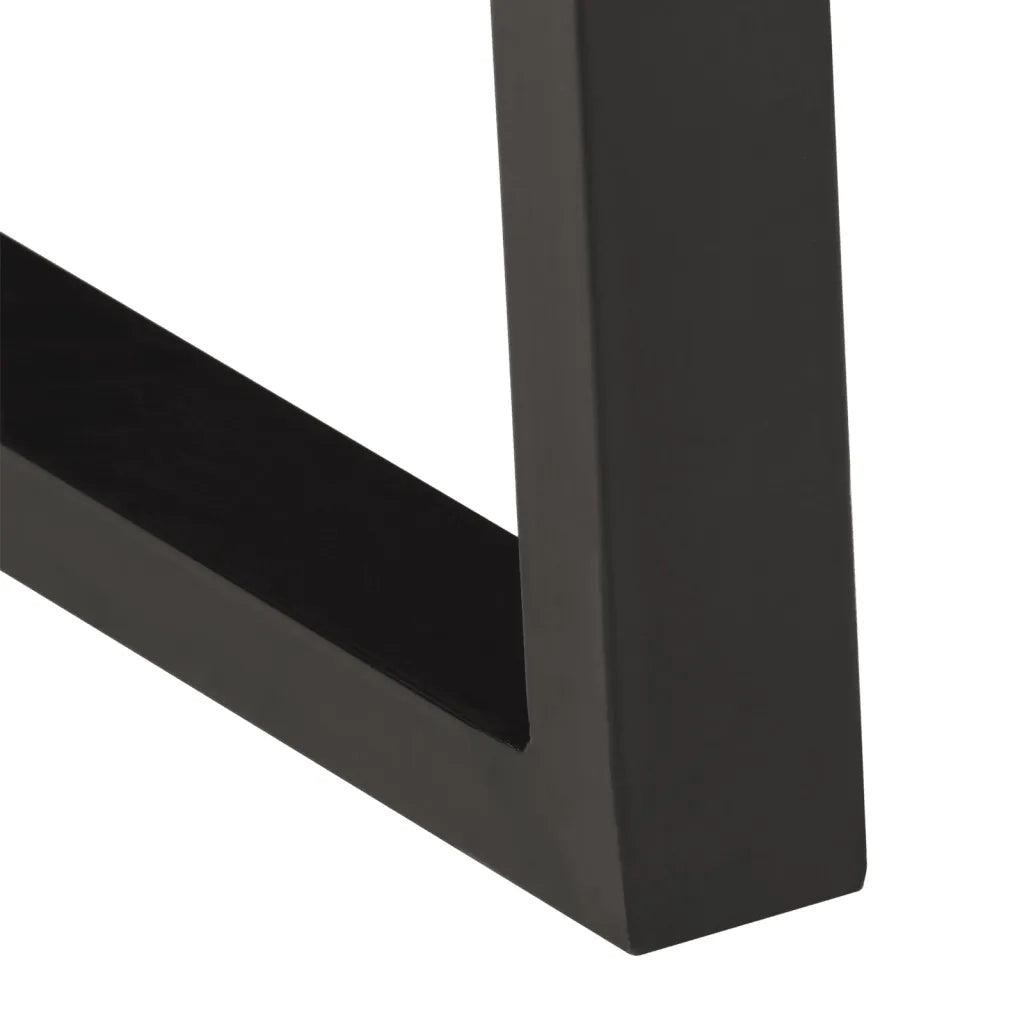 Tavolino ambra 110x55x40 cm in Legno Massello di Acacia