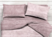 Coppia Di Federe Piazzate In 100% Cotone In Fantasia Bon Bon Bottoni Laterali - Federe - Beige