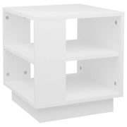 Tavolino da salotto | Tavolino da caff¨¨ | Tavolino da Soggiorno Bianco 40x40x43 cm in Legno Multistrato