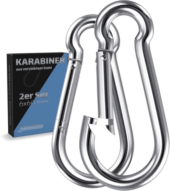 Fermo per cani in acciaio inox V4A - Sicuro - Design ergonomico - Cinturino per cani - Outdoor - Camping - Fermo per cani - Modello V4A