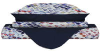 Copripiumino 1 Piazza e Mezzo con Federe Stampato in Microfibra Lena