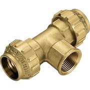 RACCORDO A TEE FEMMINA IN OTTONE TIEMME- 11/4 x 40- TIEMM- pezzi 1