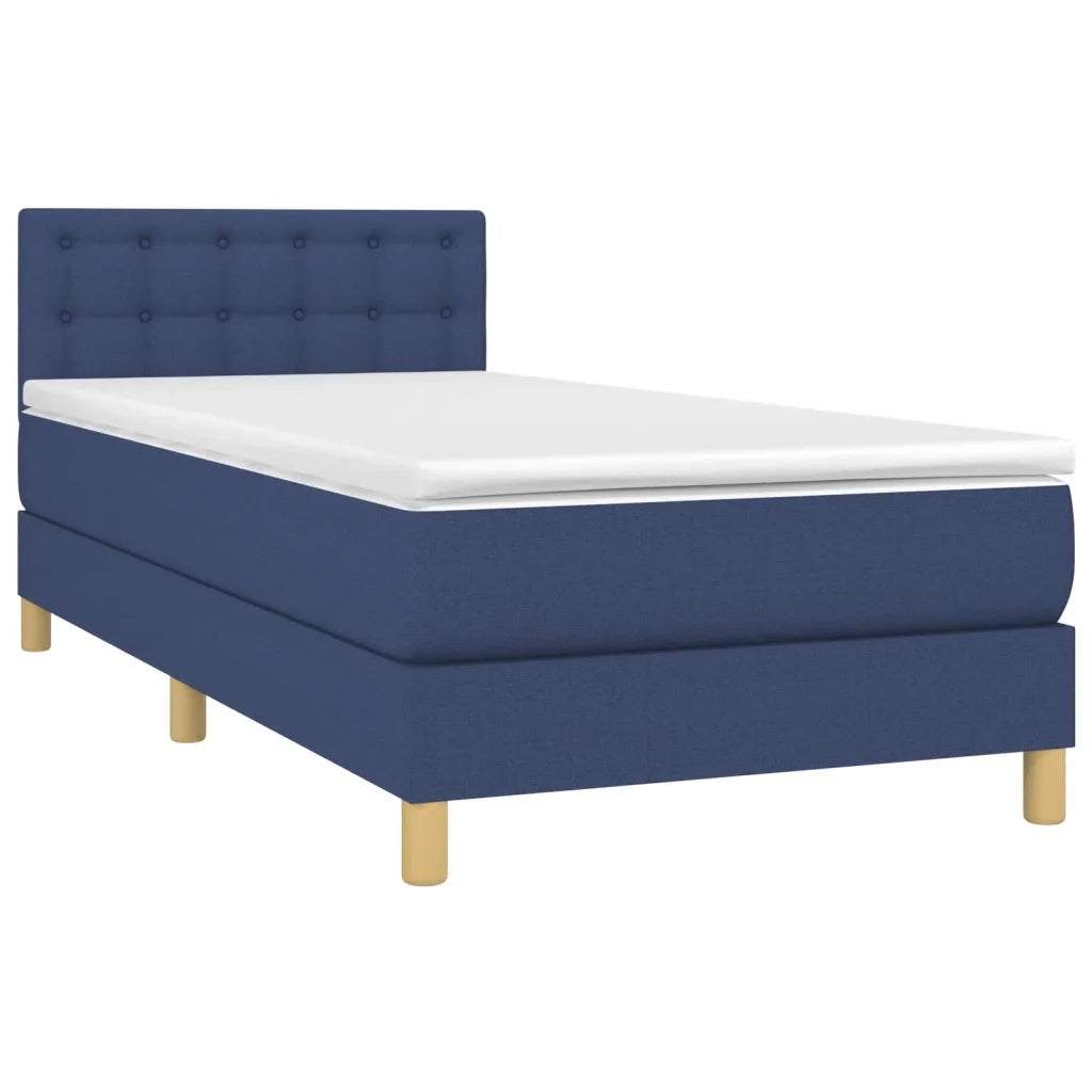 Giroletto a Molle con Materasso Blu 80x200 cm inTessuto 3140895