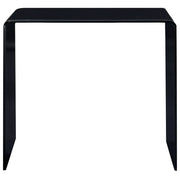 Tavolino da salotto | Tavolino da caff¨¨ | Tavolino da Soggiorno Nero 50x50x45 cm in Vetro Temperato