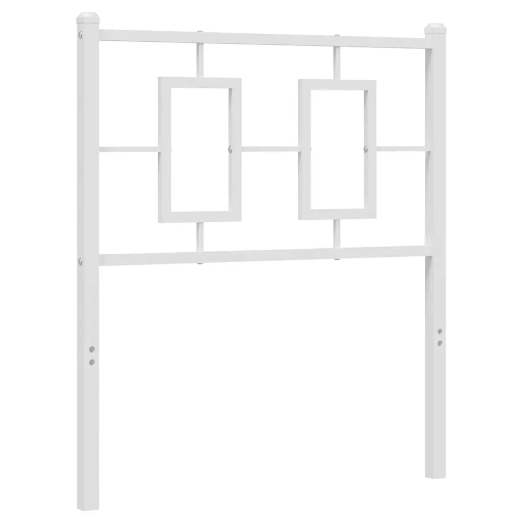 Testiera di Ricambio in Metallo Bianco 80 cm 374317