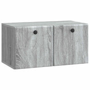 Mobile Porta TV da Muro 59,5 x 31 x 30 cm Sonoma grigio