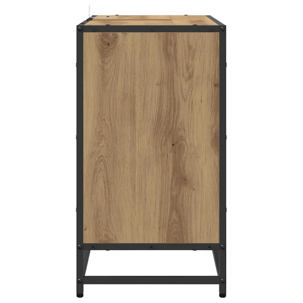 Mobile da Bagno con cassetto Rovere artigianale 65 x 33 x 60 cm