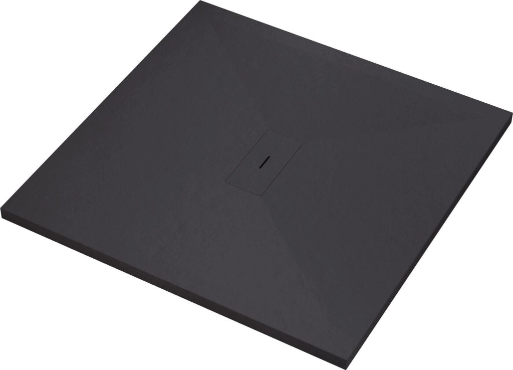 Piatto Doccia in Pietra 80x80 cm Bonussi Manila Nero