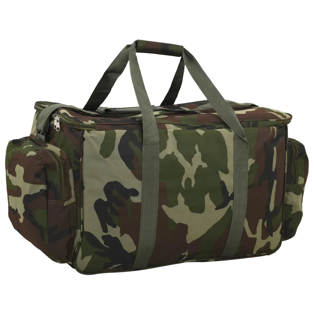 Borsa da Pesca Impermeabile Verde Mimetico in Tessuto Oxford CFW1632749