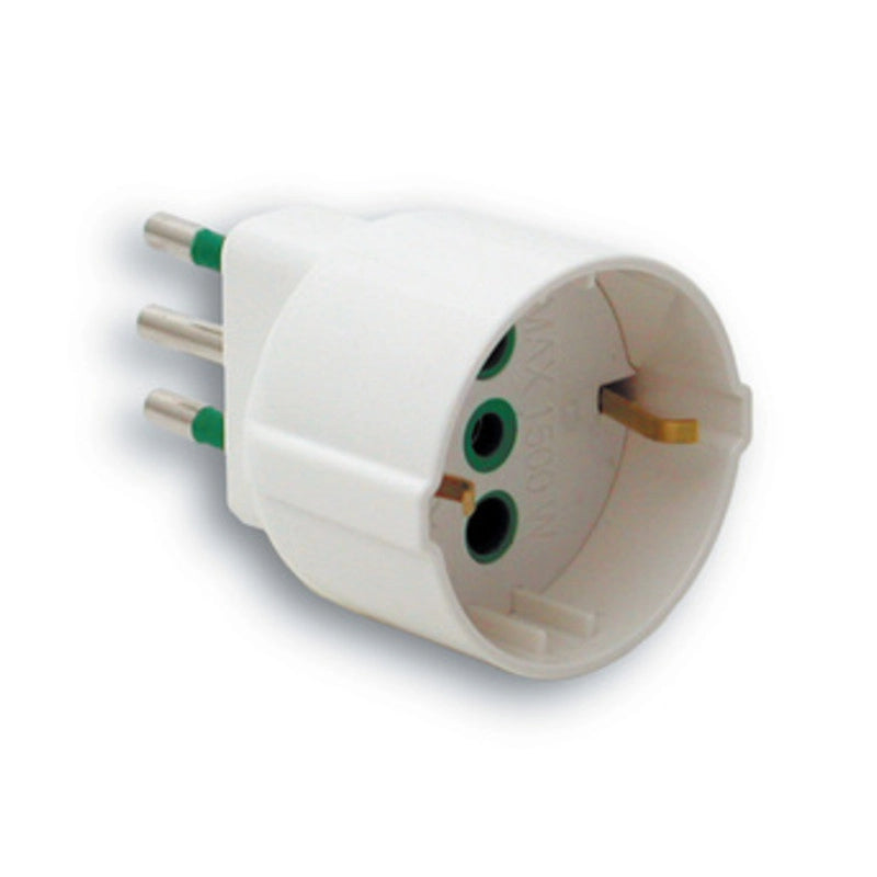 FME 87.120 BL ADATTATATORE 10A 2P+T SCHUKO- FANTON- 1,0 pz