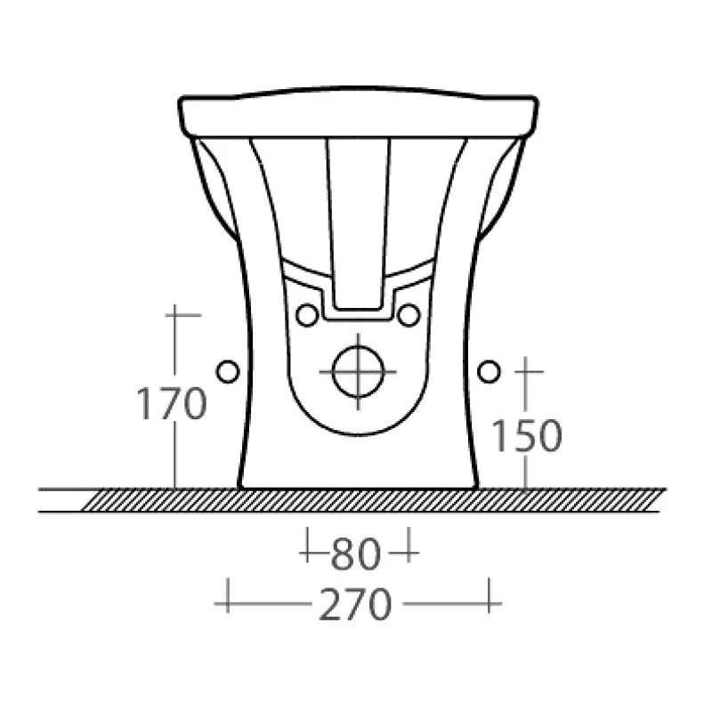 Bidet a terra - serie fiore