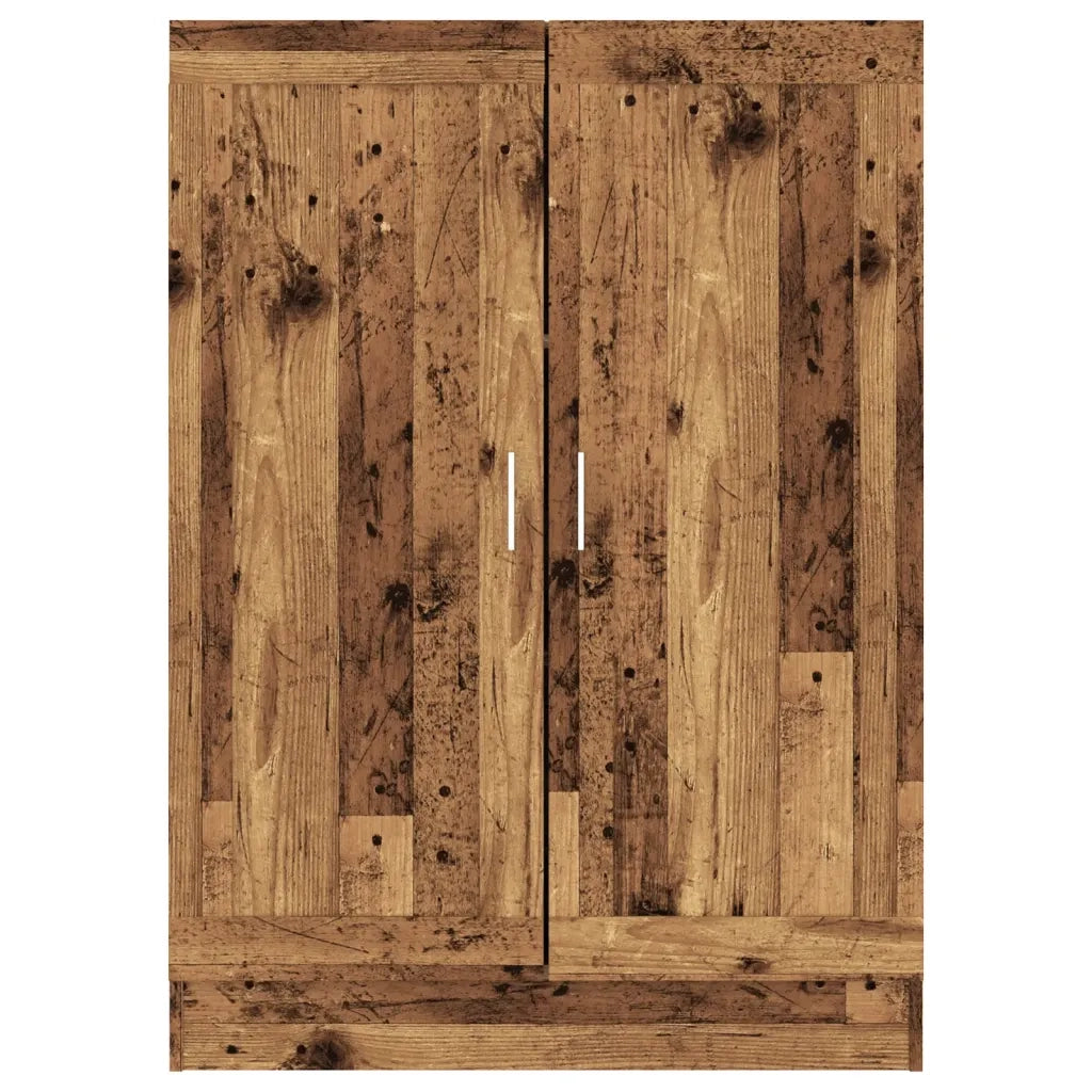 Libreria-Scaffale per Libri-Mobile di Stoccaggio Legno Antico 82,5x30,5x115 cm in Truciolato 245018