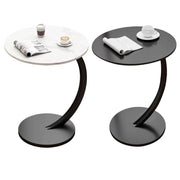 Trade Shop - Tavolino Laterale A Forma Di C Moderno Elegante Per Soggiorno Salotto Divano Camera -