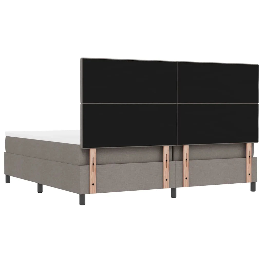 Letto a molle con testiera Talpa 200 x 200 cm Tessuto 3344097