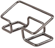 Display per Visitecarte per Scrivania con Sostegno Metallico per 30-40 Carte Zingarellate Nere
