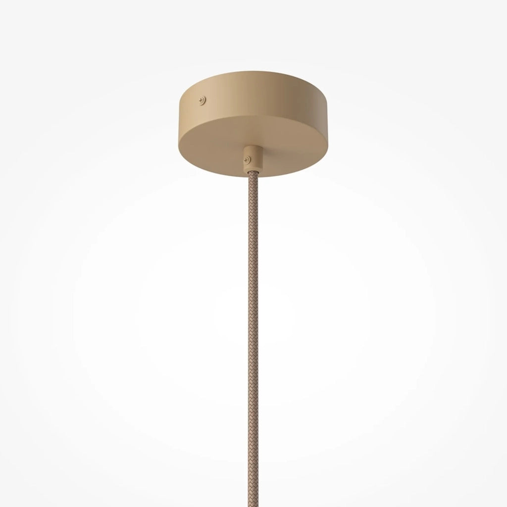 Sospensione Contemporanea Tavo Pietra Calcarea Beige 1 Luce E27