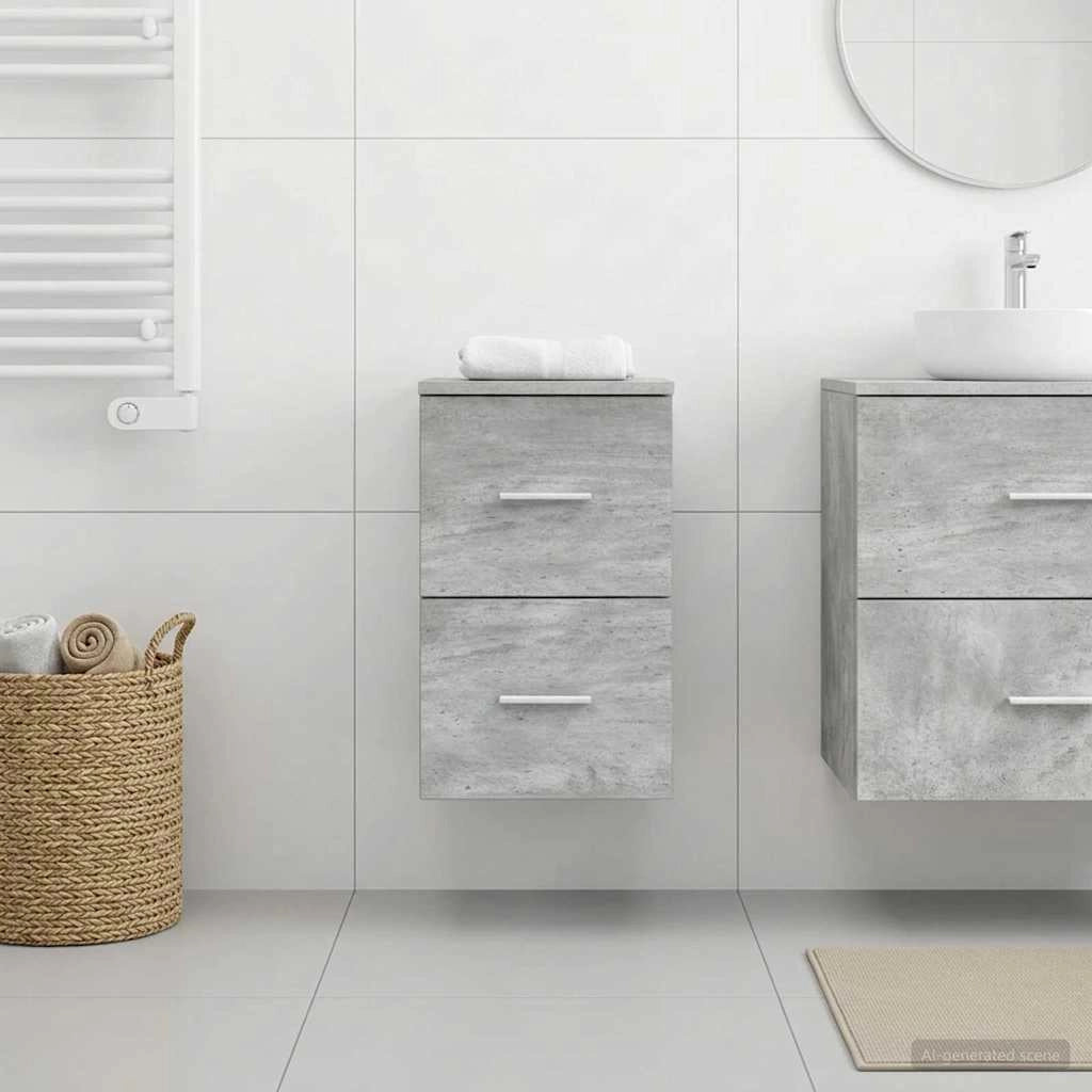 Armadio Bagno In-between Grigio Cemento 30 x 35 x 50 cm 890361