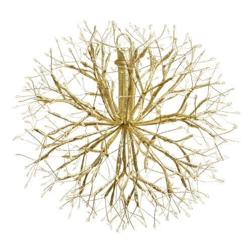 Ramo sfera ricco champagne ø30cm 384 led