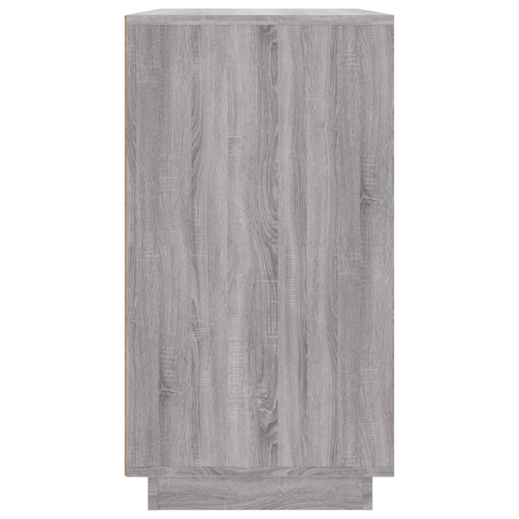 Buffet credenza cassettiera armadio mobile contenitore organizer cucina soggiorno Sonoma 80 x 34 x 75 cm legno ingegnerizzato grigio 02_0036536