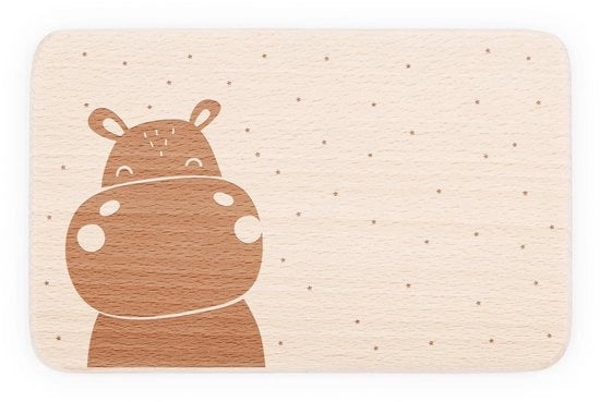 Tavolo da colazione personalizzato - Piastra di taglio in legno gravata - Piastrine per crostini come regalo di battesimo per bambine e bambini - Regali personalizzati per bambini