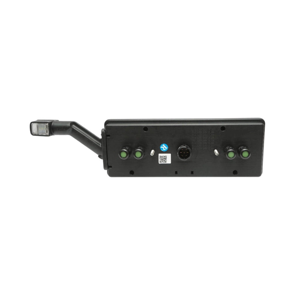 Luce freno posteriore destra LED rimorchio 24V, 7 pin ASS2.1+4x2 con luci di posizione, illuminazione targa, allarme retromarcia 400x153x88mm