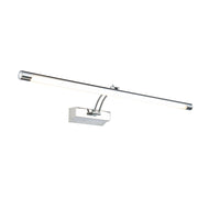 Lampada da parete per quadri Mirror in Metallo Fino Cromo