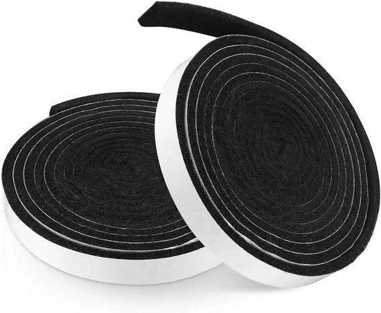 Oven afdichtingskoord autoadesivo 2 m 3 mm spessore - Afdichtaggio resistente al calore per forni, grill, camini, finestre e camino