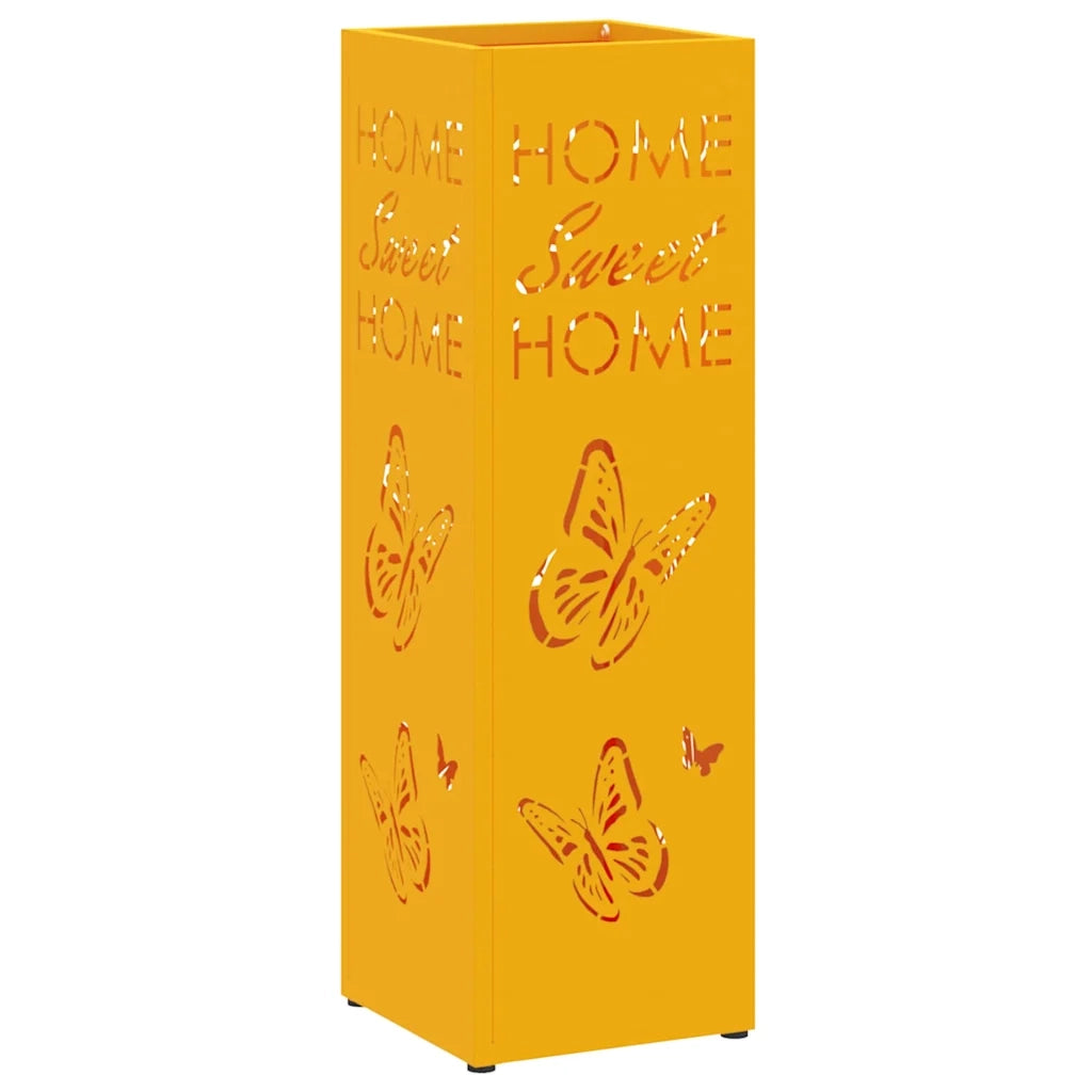 Supporto per Ombrellone Senape 15,5 x 15,5 x 49 cm Metallo CFW5029137