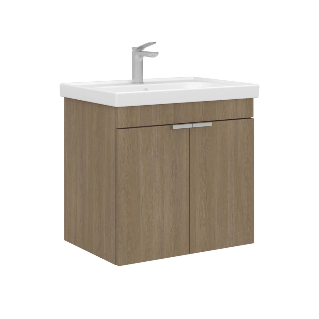 Mobile lavabo "Desna 60" - 60 x 45 x 58 cm - Rovere Sonomo