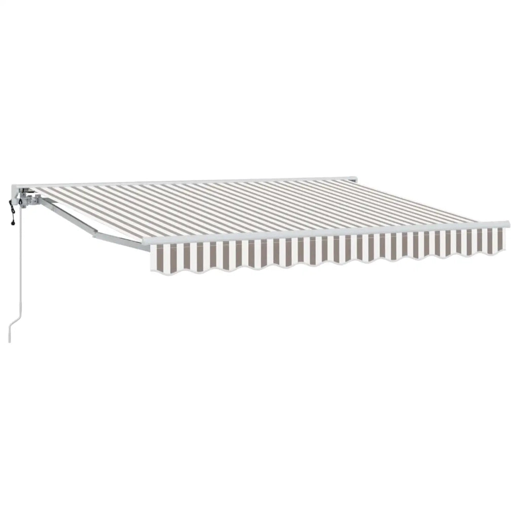 Tettuccio Elettrico Retrattile Grigio chiaro e bianco 3426303