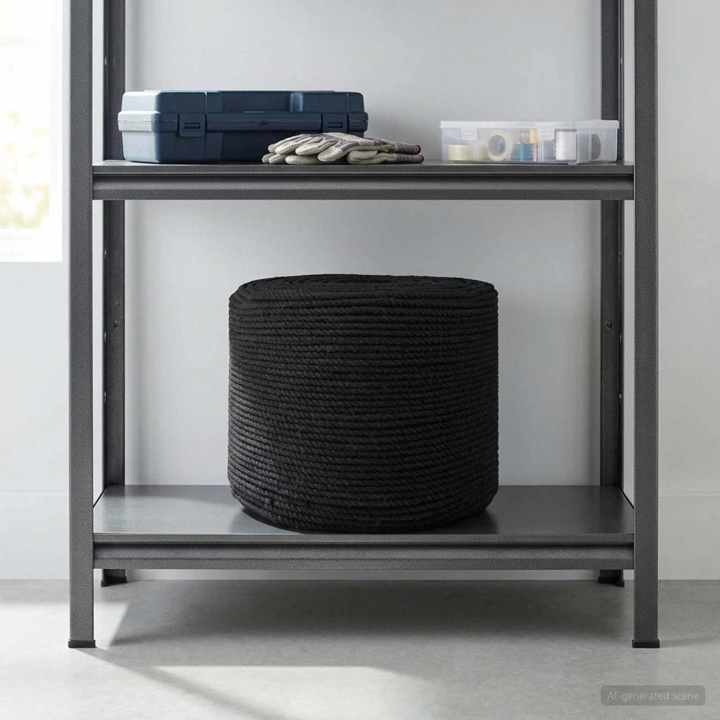 Spago di Cotone 2 pz 2 mm 100 m Nero 100% Cotone 42011793