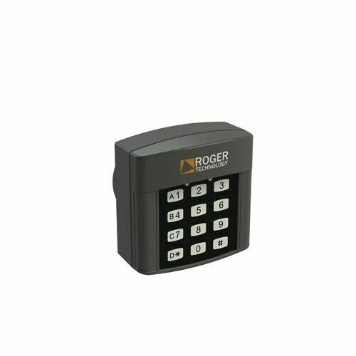 SELETTORE A TASTIERINO NUMERICO 12 CIFRE TOUCH 4CH DA INCASSO ROGER H85/TTD/I