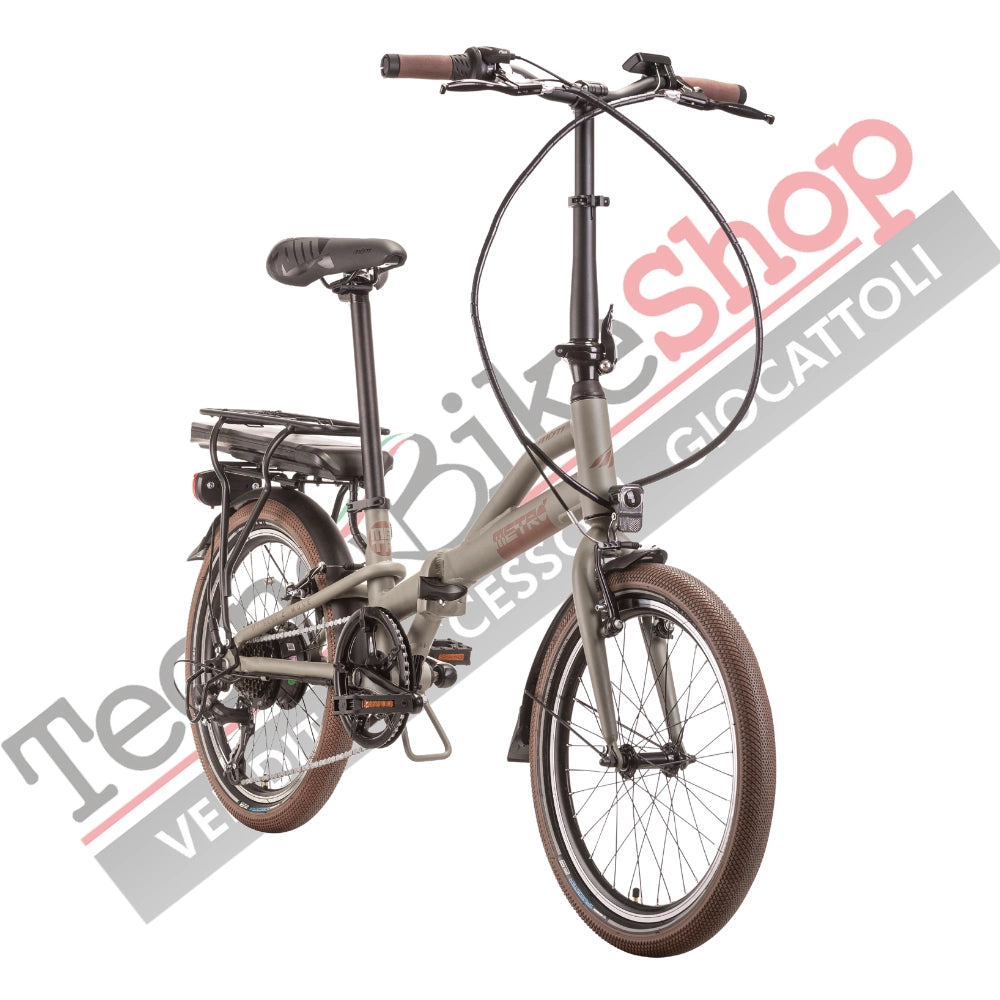 Bicicletta Elettrica A Pedalata Assistita MBM E-Metro 20"-Verde