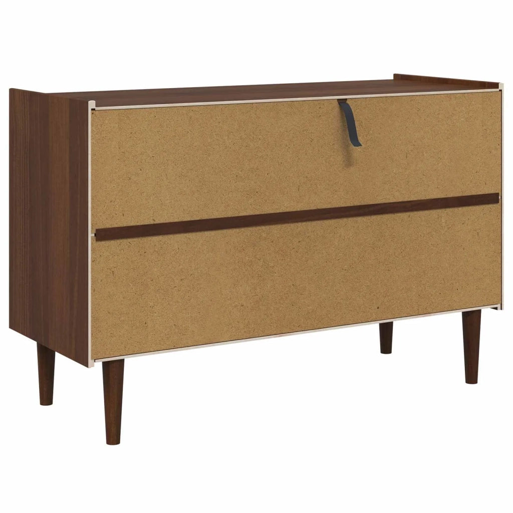 Credenza BILBAO Caramello scuro 114 x 45 x 75 cm 42041328