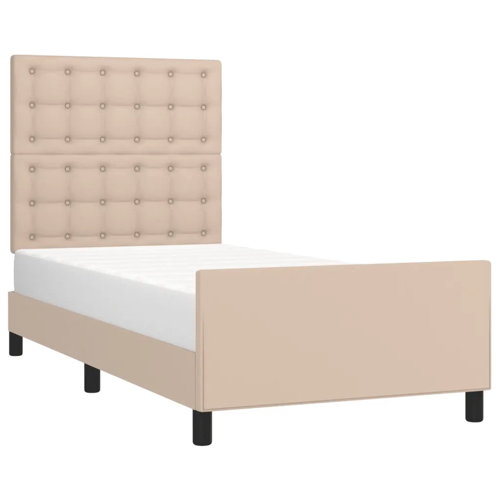 Giroletto con Testiera Cappuccino 80x200 cm in Similpelle cod mxl 61596