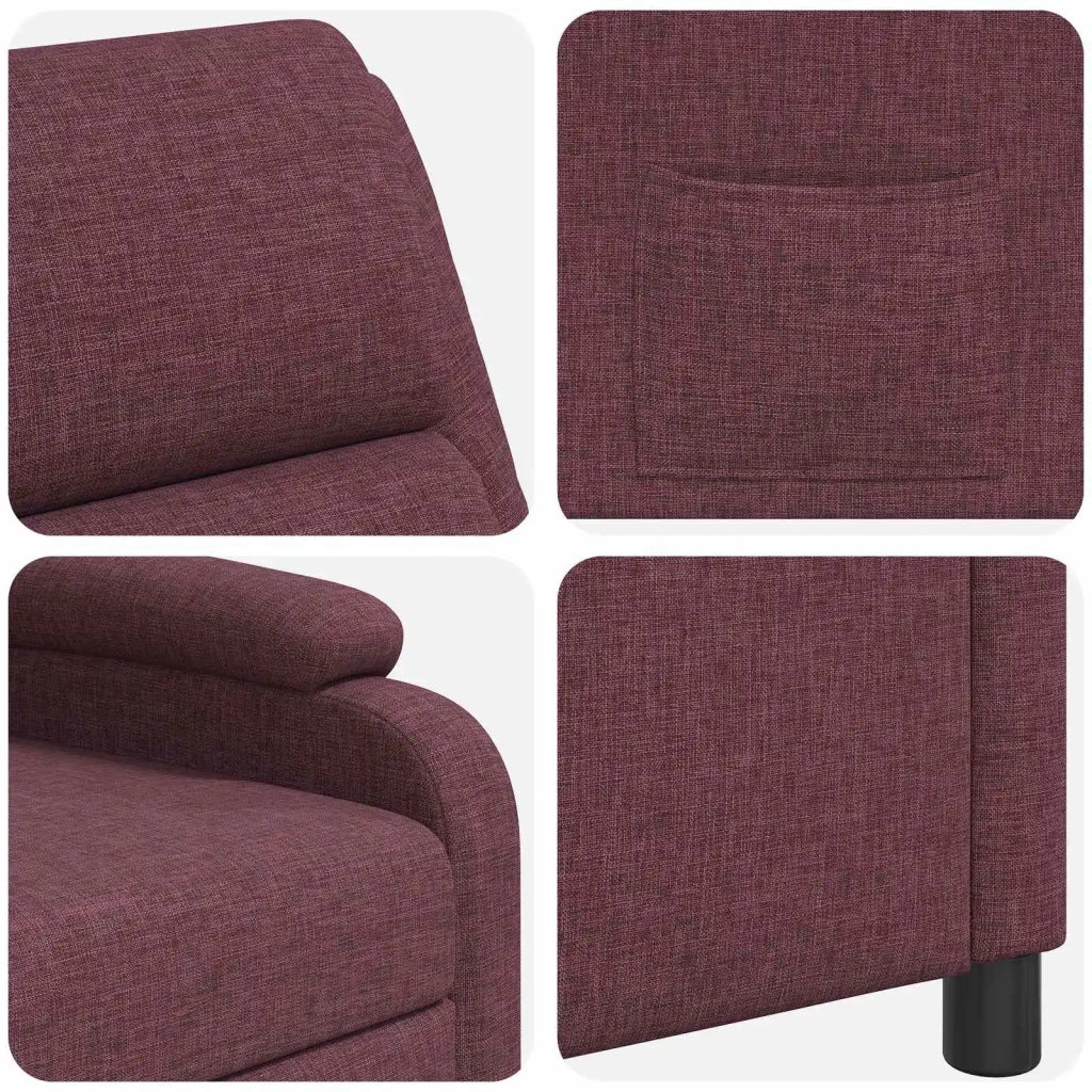 Divano Sedia-Poltrona reclinabile Viola Tessuto 370347