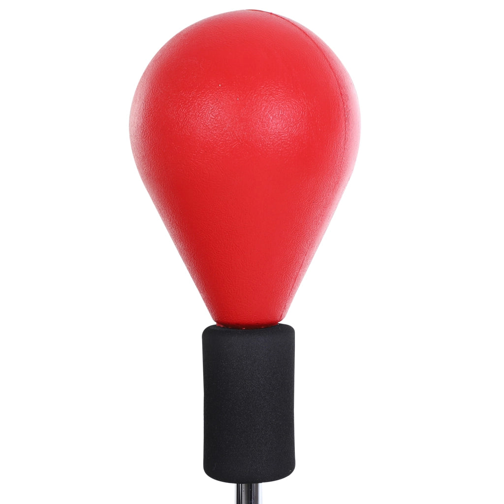 Sacco da boxe con supporto, altezza regolabile 136-154 cm, sacco da boxe autoportante con guantoni da boxe, per adolescenti e adulti, per
