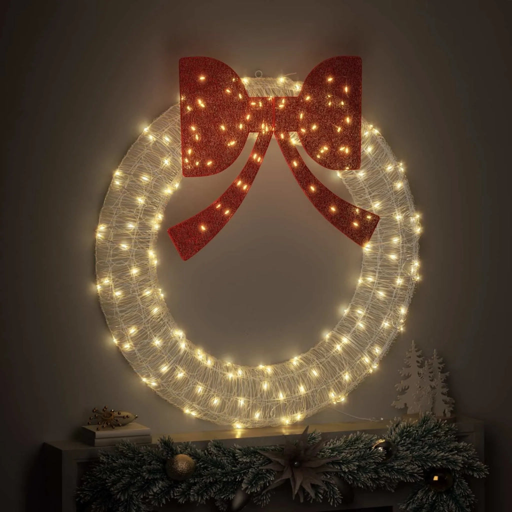 Ghirlanda con 150 LED Bianco caldo 120 cm Acrilico CFW4678126