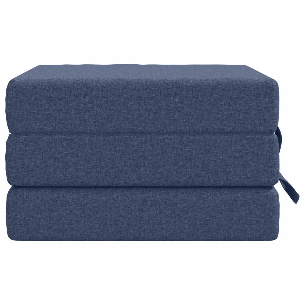 Divano Letto Pieghevole 75 x 63 x 45 cm Blu 900141