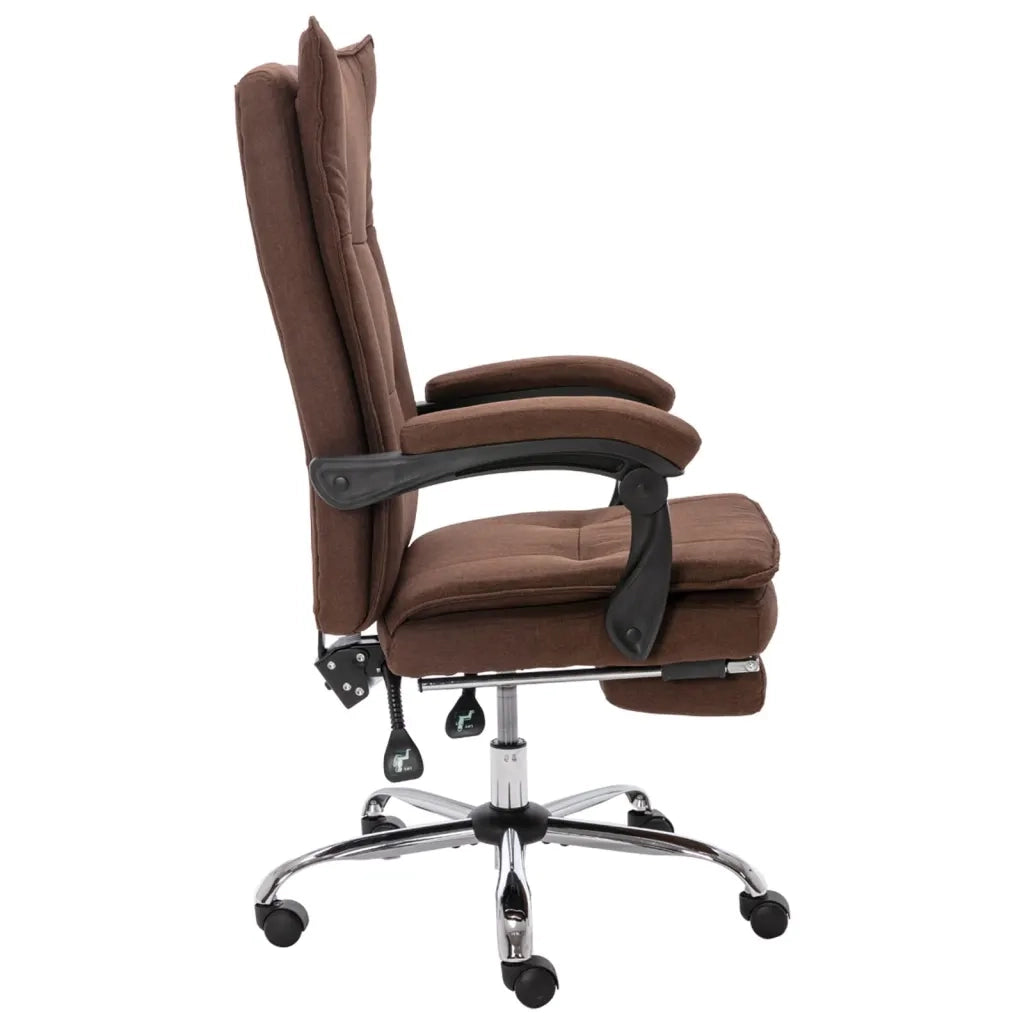 Sedia da Ufficio Marrone in Tessuto cod mxl 9248